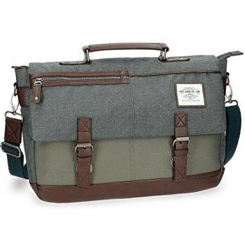 Pepe Jeans Devonshire Maletín, 39 cm, 13.57 litros, Multicolor