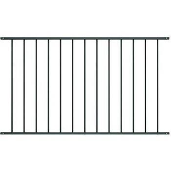 vidaXL Anthracite Powder-coated Steel Fence Panel 1.7x0.75 m