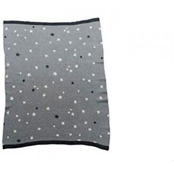 Niu Galaxy - Manta de Algodón Orgánico Suave y Cómoda 80x100 cm