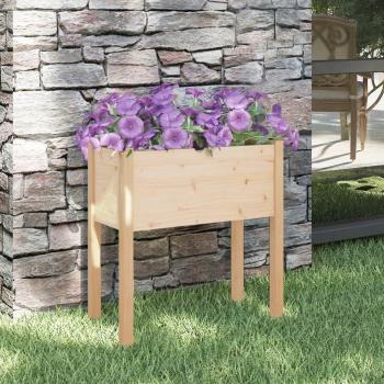 Solid Pinewood Garden Planter 27.6x12.2x27.6
