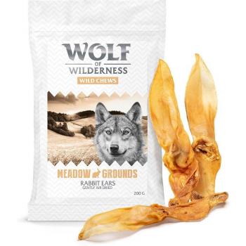 Wolf of Wilderness Rabbit Ears Dog Treats - 2 x 200 g