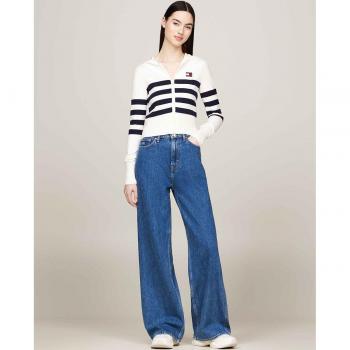 Sudadera de corte slim con capucha y parche para mujer de Tommy Jeans