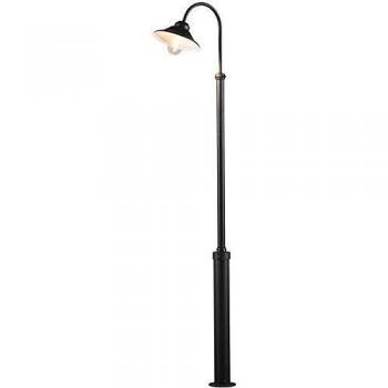 Farola Vega de Jardín en Negro con 1 Luz y 240 cm