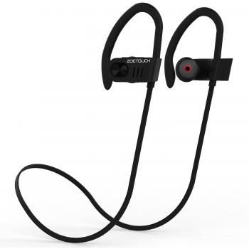 Auriculares Bluetooth 4.1, ZOETOUCH Auriculares Inalámbricos In Ear con Micrófono Cascos Bluetooth con Sonido Estéreo Llamadas a Manos Libres para iPhone, Samsung, Sony, HUAWEI - Negro