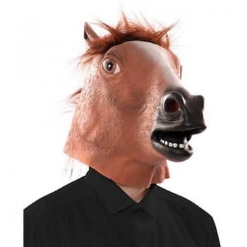 Máscara de Caballo Marrón