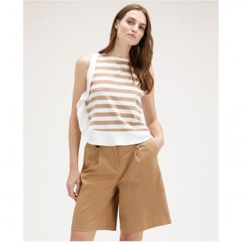 Top de mujer de rayas con volante