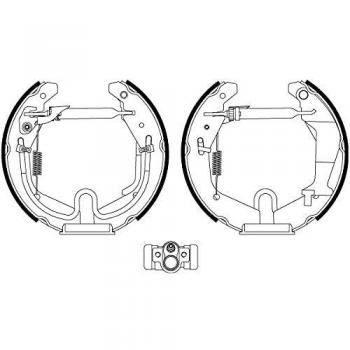 Kit de frenos a tambor HELLA 8DB 355 022-981