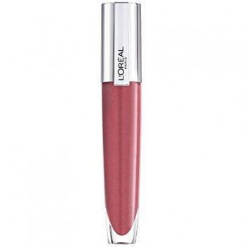 L'Oreal Paris Signature Plumping Lip Gloss - 412 Heighten, Lip Gloss, Hyaluronic Acid, Shade 412 I Heighten, Volume: 7 ml