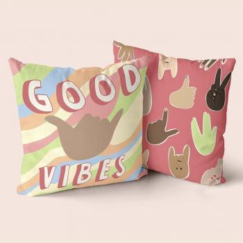 Funda de cojín decorativo 50x50 cm (Pack de 2)