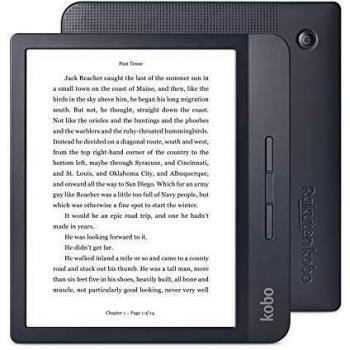 Kobo Libra H2O E-Book Reader con Pantalla Táctil de 7, 8GB, Wifi, ComfortLight Pro, Impermeable - Negro