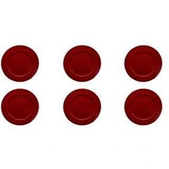 Molecuisine Set Bajo Plato 6 Uds. Rojo