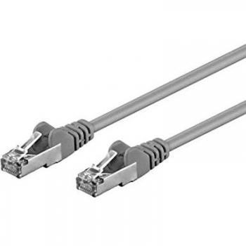 Cable de red Cat5e FTP Gris de 15 metros para conexiones seguras y rápidas
