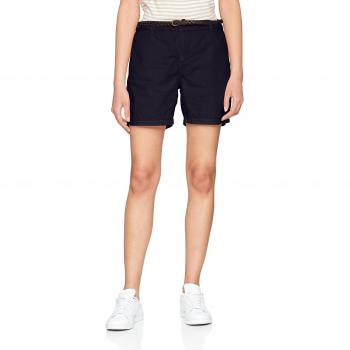 Vero Moda Vmflame NW Chino Shorts Noos, Pantalones Cortos para Mujer, Azul