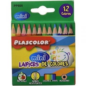 Plascolor PP805 - Pack de 12 lápices de color