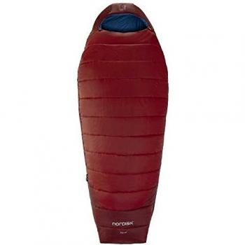 Saco de Dormir Nordisk Puk +4ºC Egg Unisex - Color Rojo, Azul y Syrah, Tamaño L