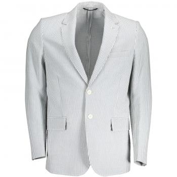 Gant Classic White Cotton Jacket - IT50 | L, Blazers, Male, White