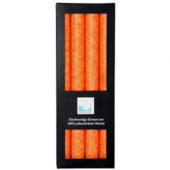 Stearin Candles Set Orange
