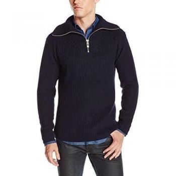 G-Star Collection crb 1/2 zp k ls - jersey para hombre, Blau, X-Large