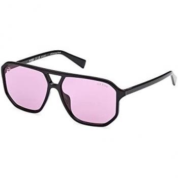 Guess Shiny Black/Violet 145mm Sunglasses