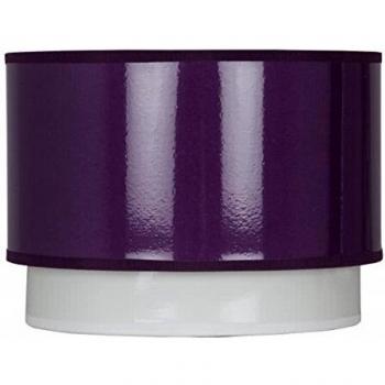 Pantalla Doble Lampara Serie Iris Berenjena E14 16 D.
