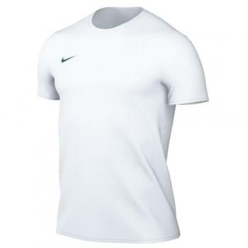 Camiseta de Manga Corta Nike Dri-Fit Park VII Verde y Blanco