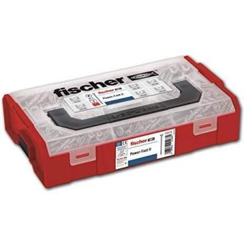 Fischer 558778 Surtido de Tornillos para Madera, Gris