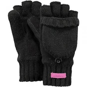 Barts Insulated Boys Wool Gloves - Black - Size 4