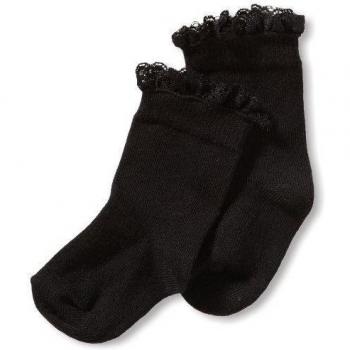 NAME IT - Calcetines para niña negro de 80% algodón 17% Nylon 3% elastano, talla: 50/56cm