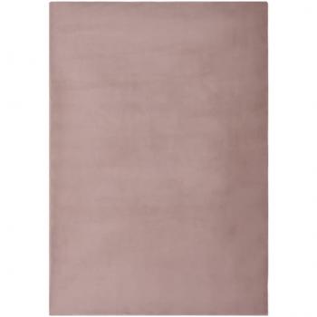 Alfombra de piel de conejo falso 200x300 cm Rosa antigua