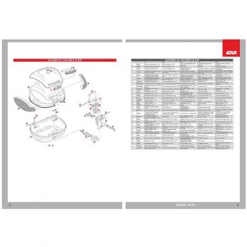 Juego de Catadióptricos Laterales E470 Tech GIVI Z743TR