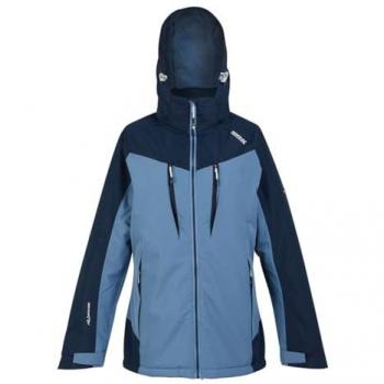 Regatta Women's Waterproof Insulated Winter Jacket Calderdale II - Coronet Blue/Navy, Size 8