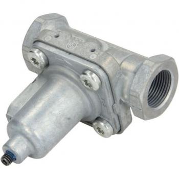 Válvula de rebose y descarga WABCO 434 100 220 0 - Válvula de rebose, compatible con sistemas neumáticos, fabricada por WABCO, número de pieza 4341002200