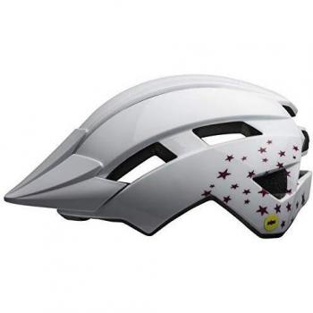 BELL Sidetrack II MIPS Casco de Bicicleta para niños, Estrellas Blancas, Talla única