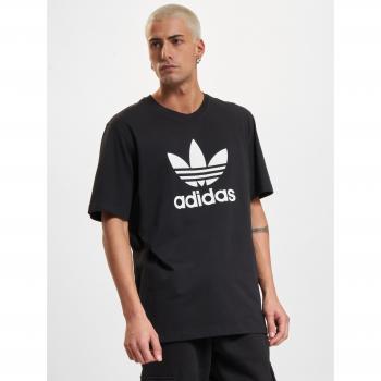 Camiseta de Manga Corta Adidas Trefoil para hombre en color negro
