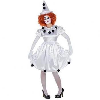 Banyant Toys Disfraz Vestido Payaso Pierrot Mujer: S