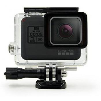 Moutik® 45M Funda A Prueba De Agua Para Gopro HERO 5 Black Resistente Al Agua Hasta 45m, Cubierta Protector Impermeable Para Videocámara Gopro Hero 5 Black Accesorios Para Buceo, Natación, Surf, Playa, Piscina, Senderismo, Deportes Acuáticos y Activid