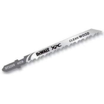 DEWALT DT2209-QZ - Hoja de sierra de calar XPC,longitud: 100mm,paso de diente: 4.2mm,para cortes precisos,limpios y rápidos madera, aglomerado,contrachapado, laminado y plástico hasta 60mm de espesor