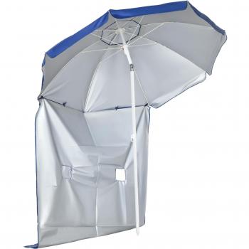 Sombrilla de Playa Outsunny Ø191x211 cm Azul