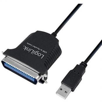 LogiLink AU0003C - Adaptador USB a paralelo, 1.5 m