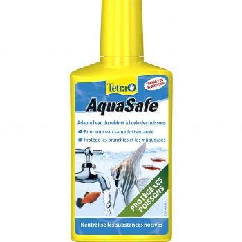 Acondicionador de Agua Tetra AquaSafe 250ml - Anticloro y Tratamiento Rápido para Acuarios de Agua Dulce y Salada