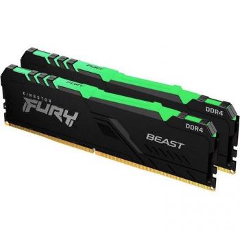 Kingston FURY Beast RGB 16GB (2 x 8GB) DDR4 3000MHz CL15 Memory Kit