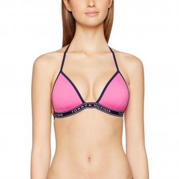 Tommy Hilfiger New Corin Tape Top, Parte de Arriba de Bikini para Mujer, Rosa