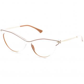 Rojasele ISA 4 Gafas Recetadas para Hombre Blancas con Armazones y Lentes de 55