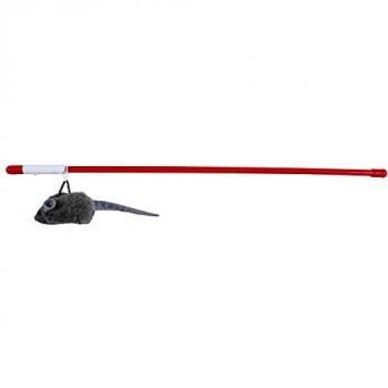 Trixie Varita Juego Ratón Microchip con Sonido, 47 cm, Gato