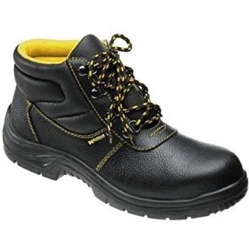 Wolfpack Linea Profesional 15018045 Botas Seguridad S3 Piel Negra Wolfpack Nº, 45 EU