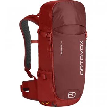 Mochila Ortovox Traverse 30L - Alpinismo y Senderismo, Color Cengia Rossa