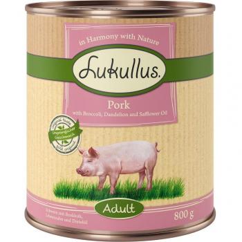 Lukullus Adult Grain-Free 6 x 800g - Pork