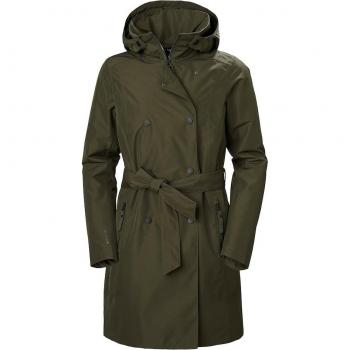 Helly Hansen Women's Welsey II Insulated Trench Coat Green XL