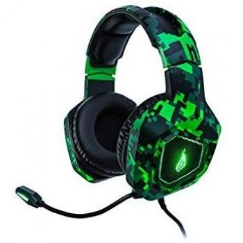 SureFire Skirmish Gaming Headset - Headset PC-Playstation-Xbox - Auriculares Gaming - 390g - Stereo 2.0 con luz LED - Gamer Headset - USB 3.2 Gen 1 I Powered by Verbatim