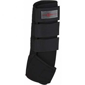 Protectores de pata para caballo cuatro unidades negras 320133 Kerbl Negro